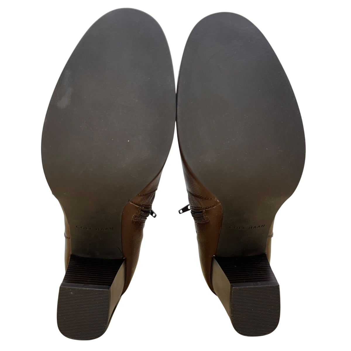 Cole Haan Women’s Sequoia Leather High Block Heel Rhinecliff Bootie Size 9.5 B