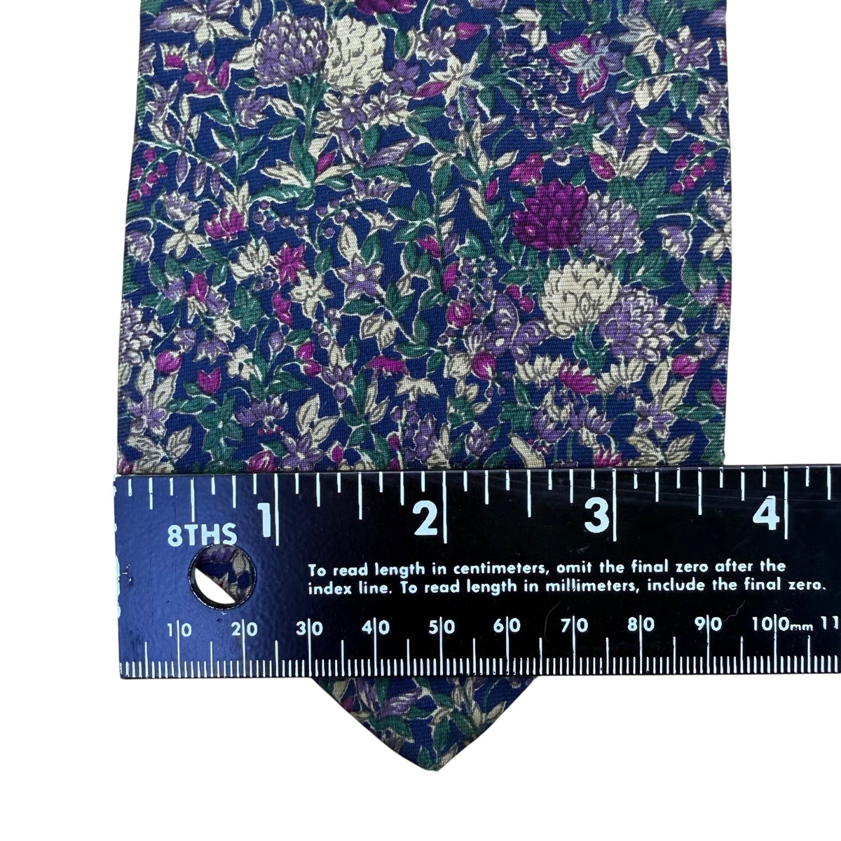 Bert Pulitzer Mens Blue Purple Silk Floral Tie Bloomingdales All Silk Necktie