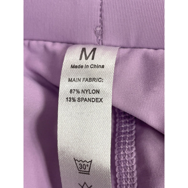 Women Lavender Athletic Skort W/ Built-In Shorts Lightweight & Stretchy Sz M