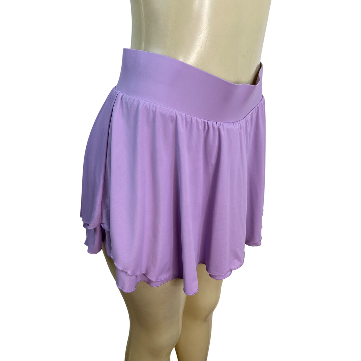 Women Lavender Athletic Skort W/ Built-In Shorts Lightweight & Stretchy Sz M