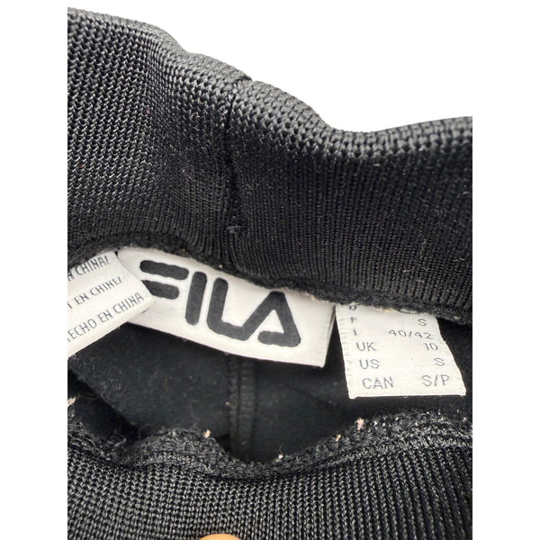 Fila Womens Black Athletic Joggers With Elastic Cuffs Small