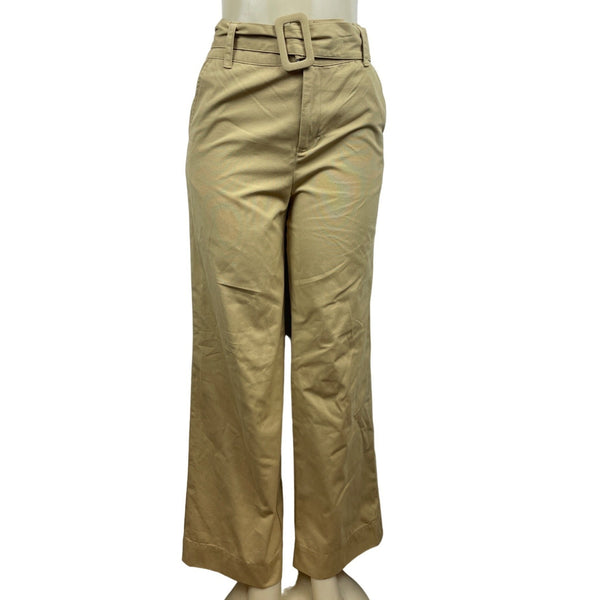 Who What Wear Women's Brown Wide Leg Khakis Sz 2 - NWT