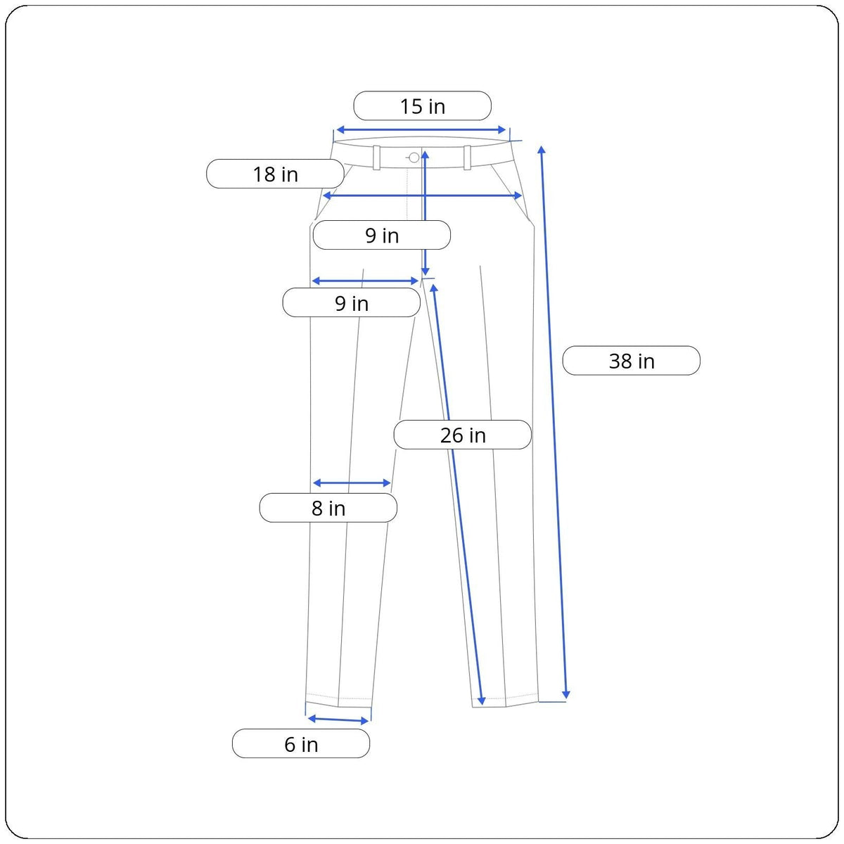 Calvin Klein Womens High-Rise White Trousers With Straight Fit Size 6 - New