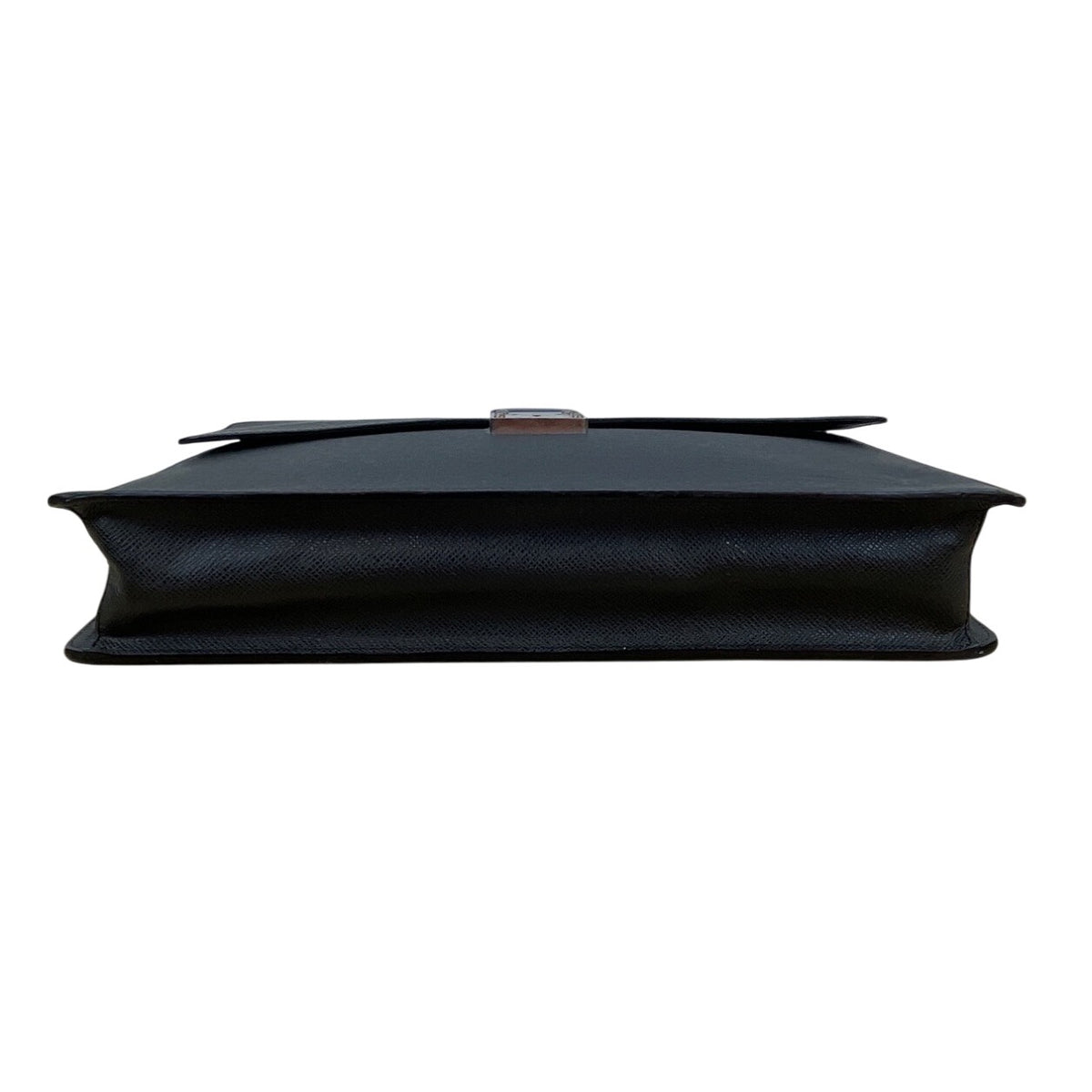 Louis Vuitton Black Leather Laguito Ardoise With Lock & Keys Briefcase Sz L
