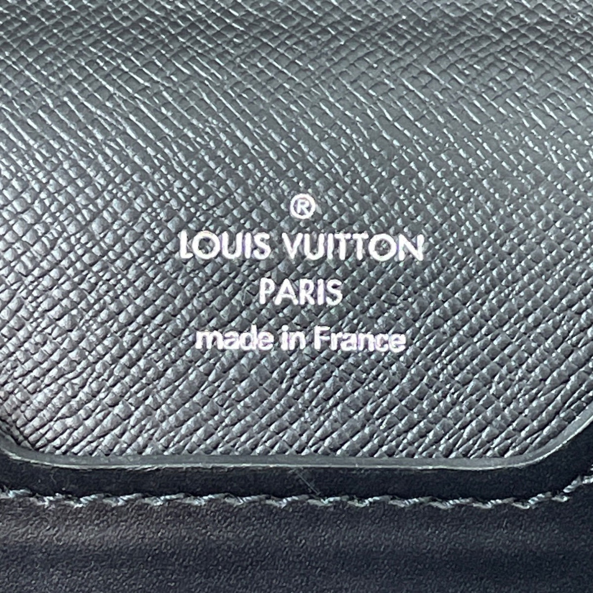 Louis Vuitton Black Leather Laguito Ardoise With Lock & Keys Briefcase Sz L