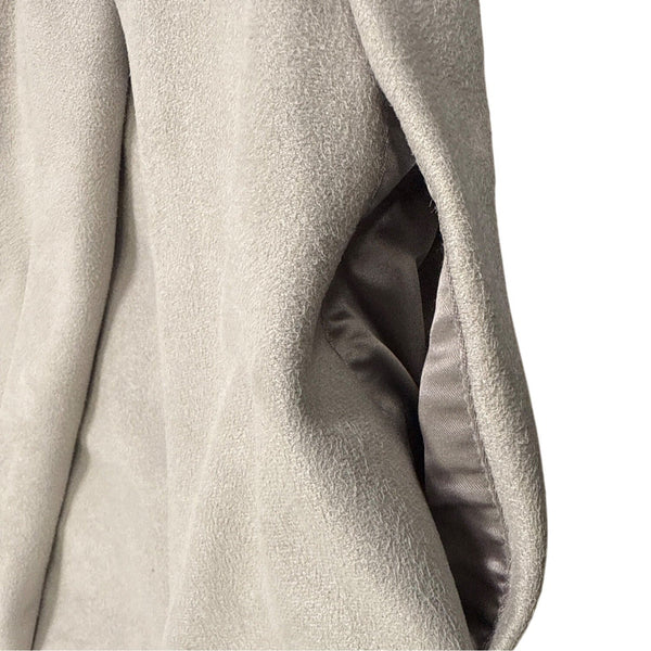 H By Halston Womens Gray Polyester Jacket Stylish Size 6