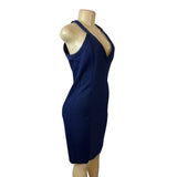 Guess Women's BlueSleeveless Agna Ottoman Bonded Dress Sz 10