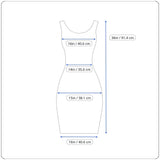 Guess Women's BlueSleeveless Agna Ottoman Bonded Dress Sz 10