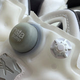 Reebok Youth Unisex White & Grey Instapump Fury 95 Running Shoes Sz 4