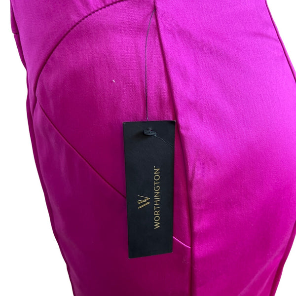 Worthington Womens Tropical Pink Pencil Skirt Size 8 - New