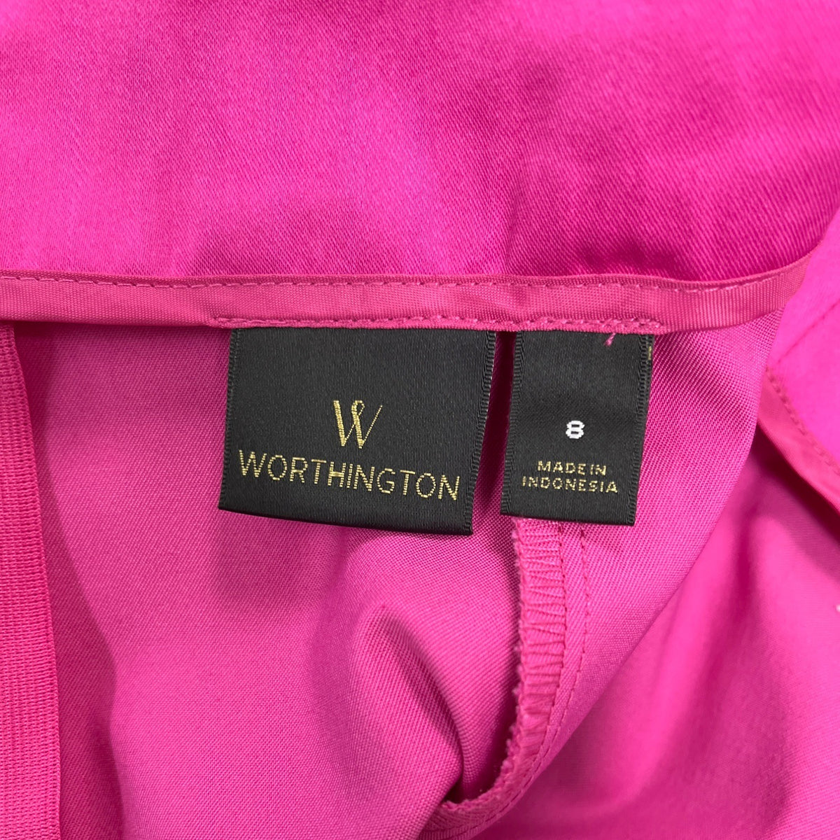 Worthington Womens Tropical Pink Pencil Skirt Size 8 - New