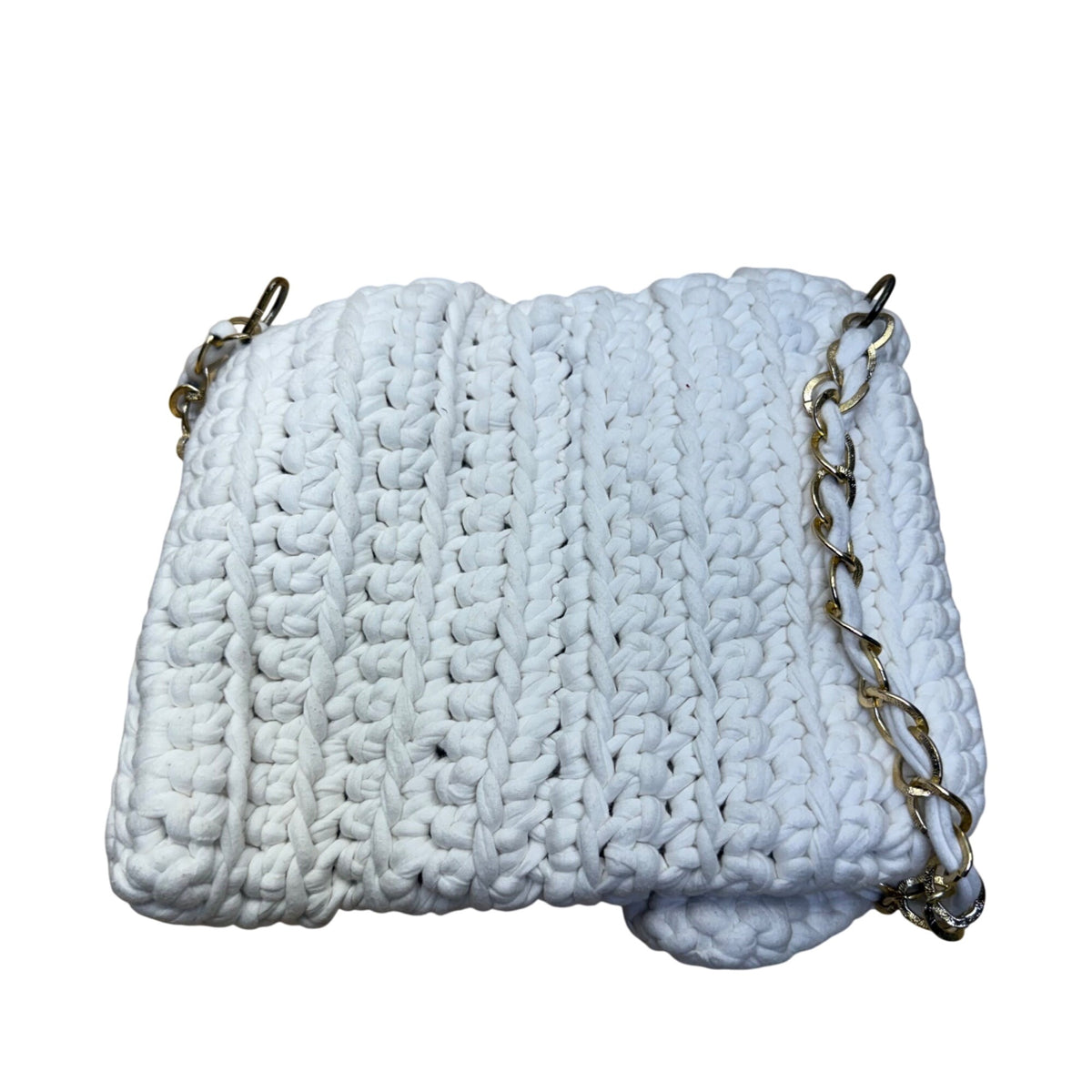 Handmade Pearl & Metal Beaded Handbag With Shoulder Strap Elegant Silver Accent