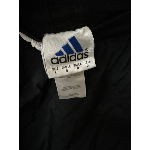 Adidas Mens Black Nylon Athletic Shorts Size L Lightweight Summer Wear Active