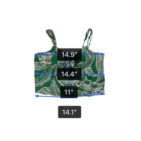 Rachel Zoe Womens Green Linen Rayon Leaf Print Crop Top & Wrap Skirt Set XS 2pc