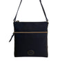 Dooney & Bourke Black Nylon With Adjustable Strap & Front Pocket Crossbody Bag