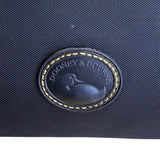 Dooney & Bourke Black Nylon With Adjustable Strap & Front Pocket Crossbody Bag
