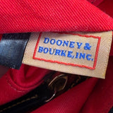 Dooney & Bourke Black Nylon With Adjustable Strap & Front Pocket Crossbody Bag