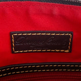 Dooney & Bourke Black Nylon With Adjustable Strap & Front Pocket Crossbody Bag