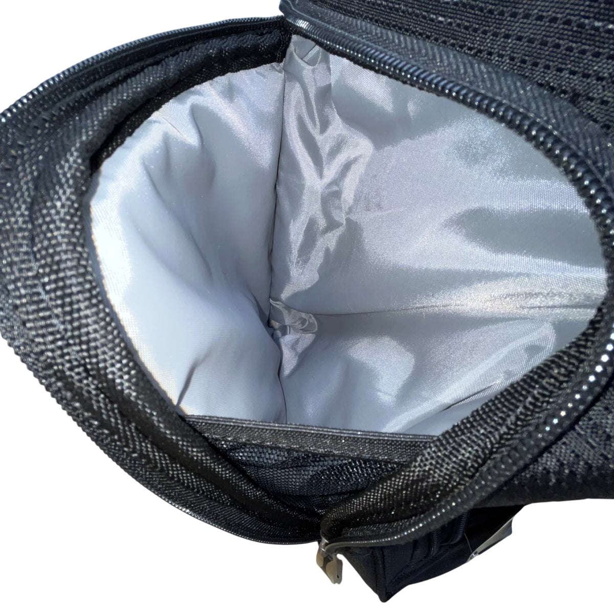 Ciao Unisex Black Nylon Under-The-Seat Spacious Rolling Travel Case