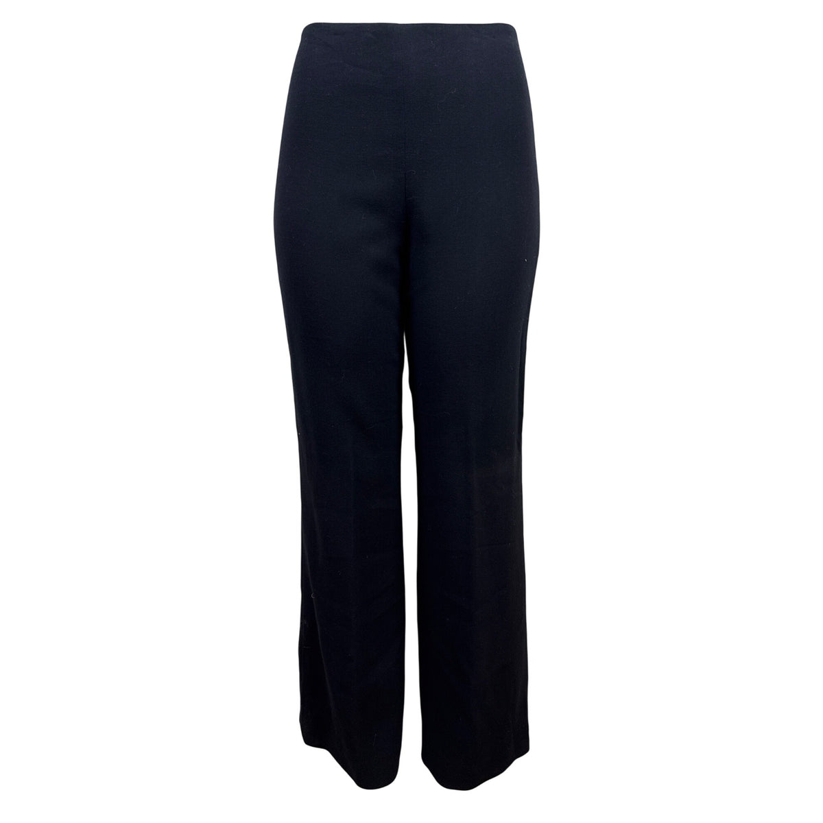 Carlisle Womens Navy Suit Set With Belted Blazer & Wide-Leg Pants Size 8