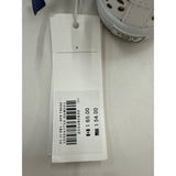 Janie And Jack Girls White Floral Cutout Sneakers Size 4 Comfortable Stylish Casual Shoes