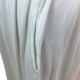 Longyuan White Short-Sleeve Dress Soft Casual Fit Size L- New