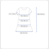 Longyuan White Short-Sleeve Dress Soft Casual Fit Size L- New