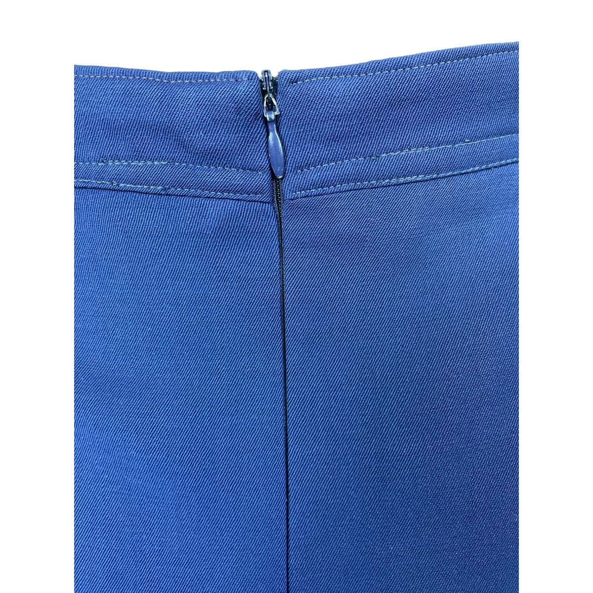 Escada Women’s Navy Blue Zip Up Knee Length Skirt Size 38