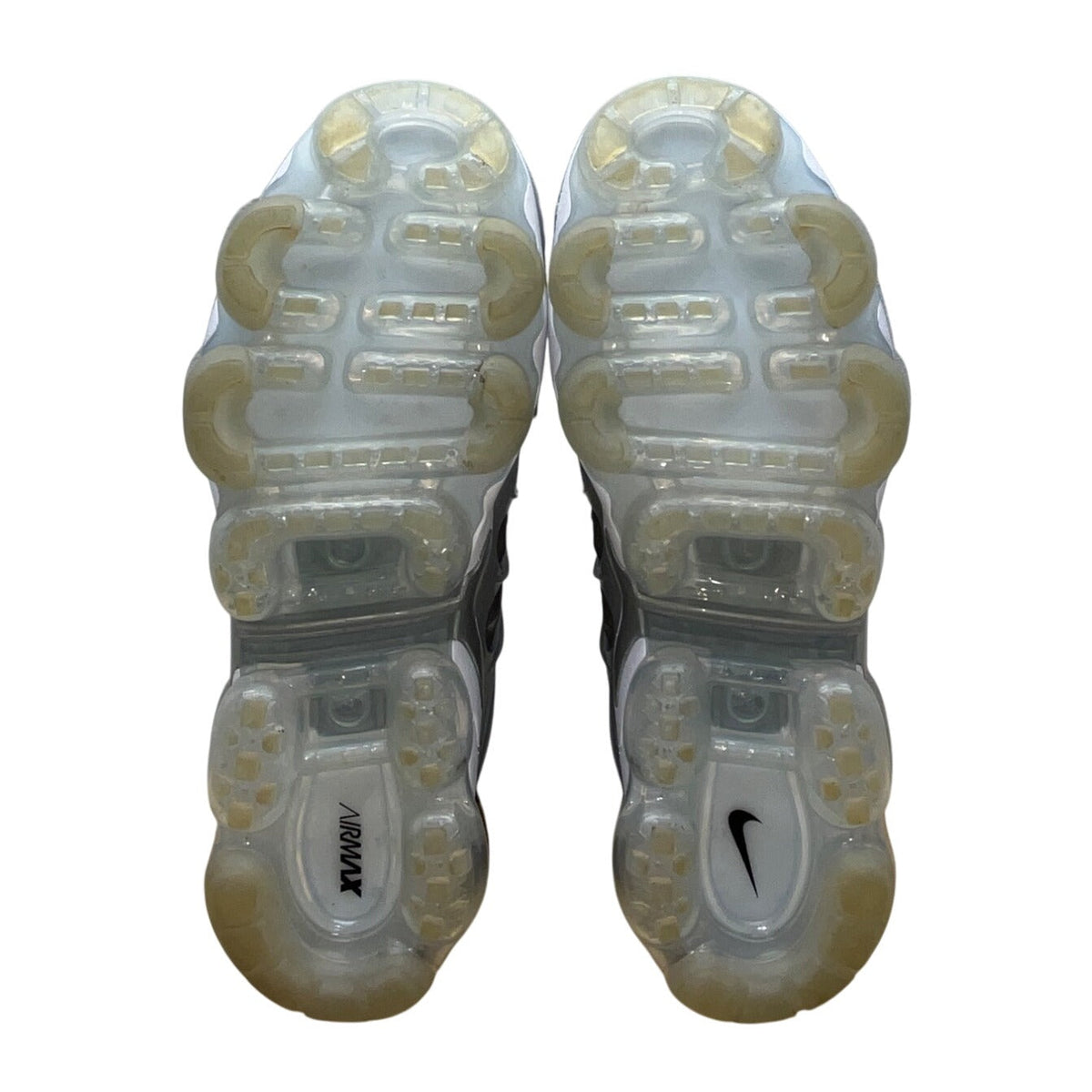 Nike Air Max Men’s Wolf Gray Black VaporMax Plus Running Sneakers Sz 10.5