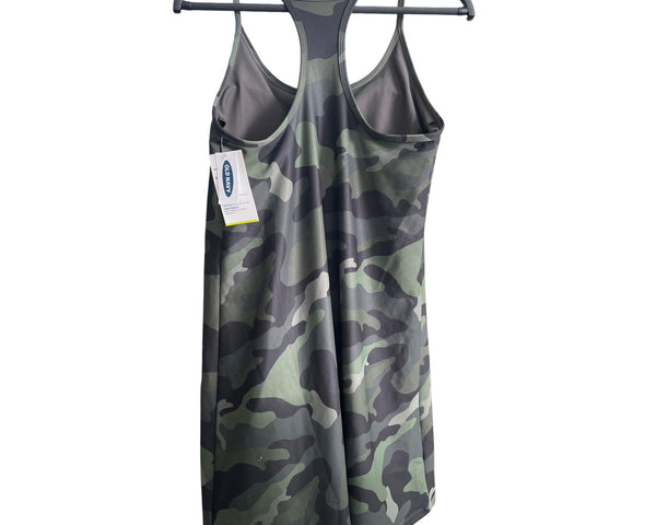 Old Navy Active Womens Camo Powersoft Tank Dress Medium Moisture-Wicking Stretchy NWT