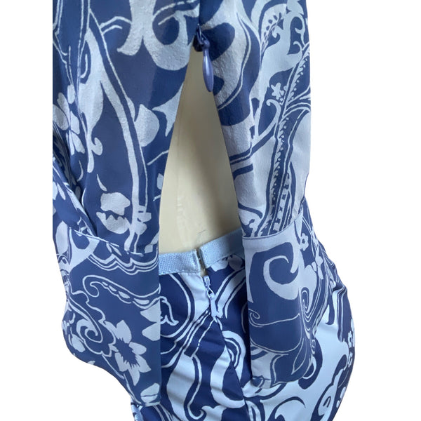 The Limited Women’s Blue & White Paisley Wrap Top & Capri Pants Set Sz S/6 - New