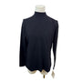 Liz Claiborne Women’s Black Mock Neck Long Sleeve Shirt Sz M - New