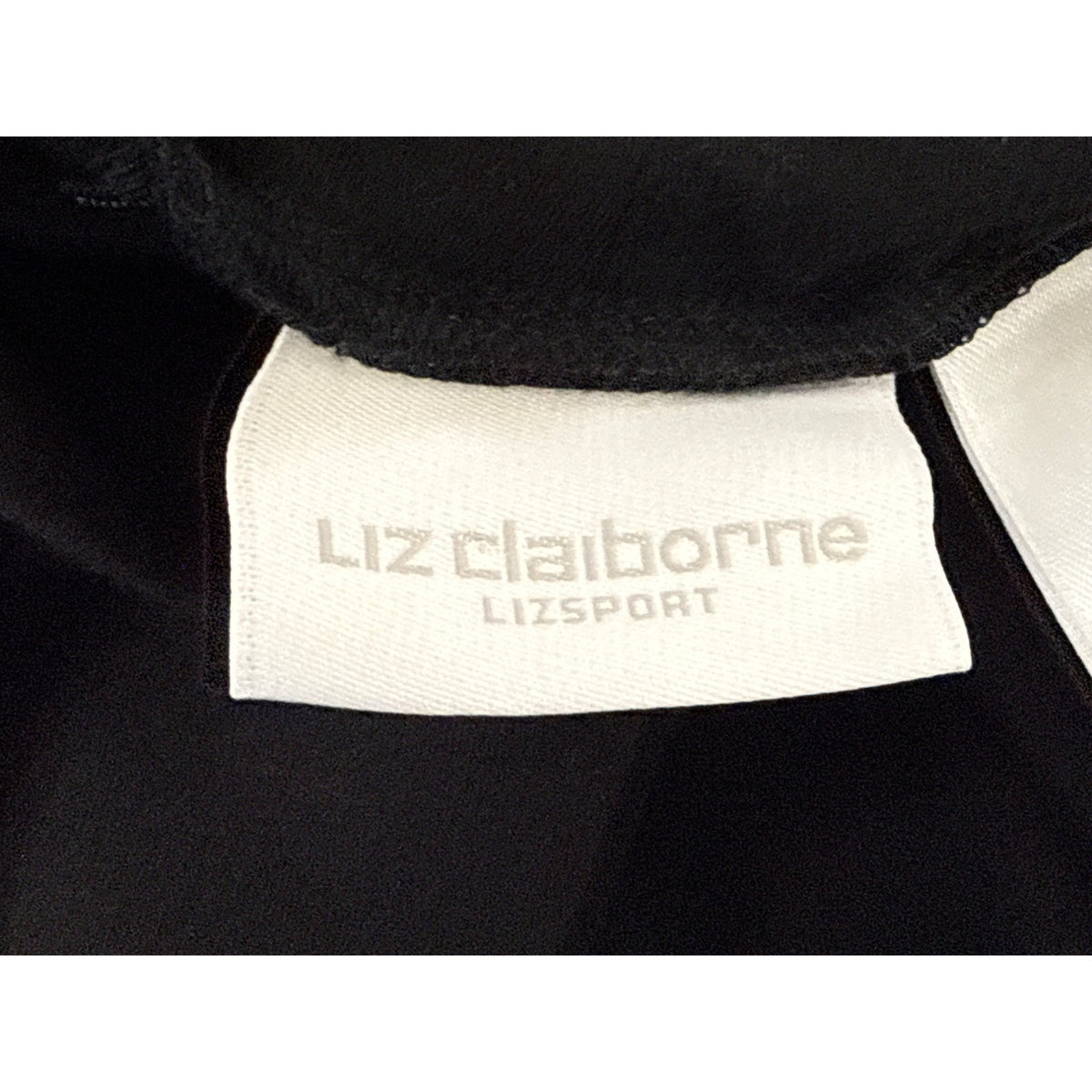 Liz Claiborne Women’s Black Mock Neck Long Sleeve Shirt Sz M - New