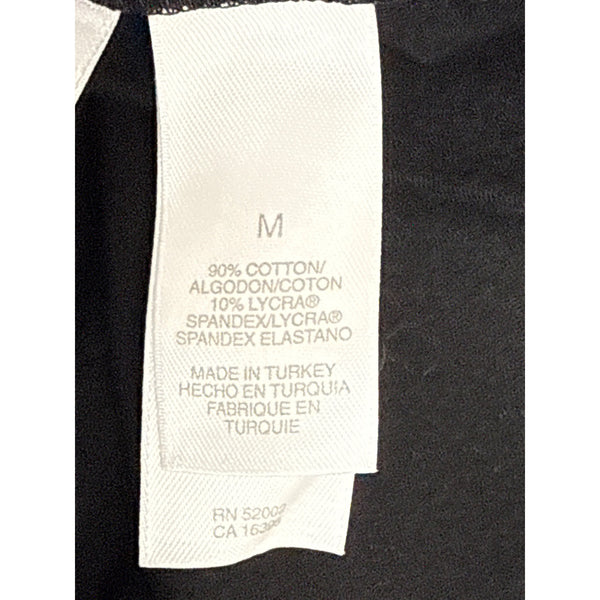 Liz Claiborne Women’s Black Mock Neck Long Sleeve Shirt Sz M - New