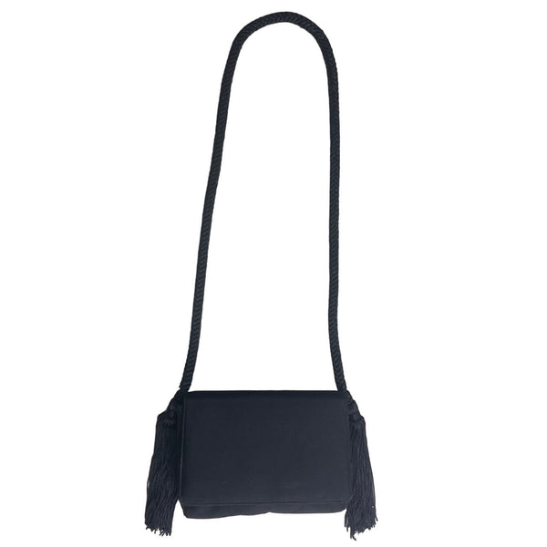 Vintage Morris Moskowitz Women's Black Crossbody Clutch Sz S