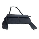 Vintage Morris Moskowitz Women's Black Crossbody Clutch Sz S