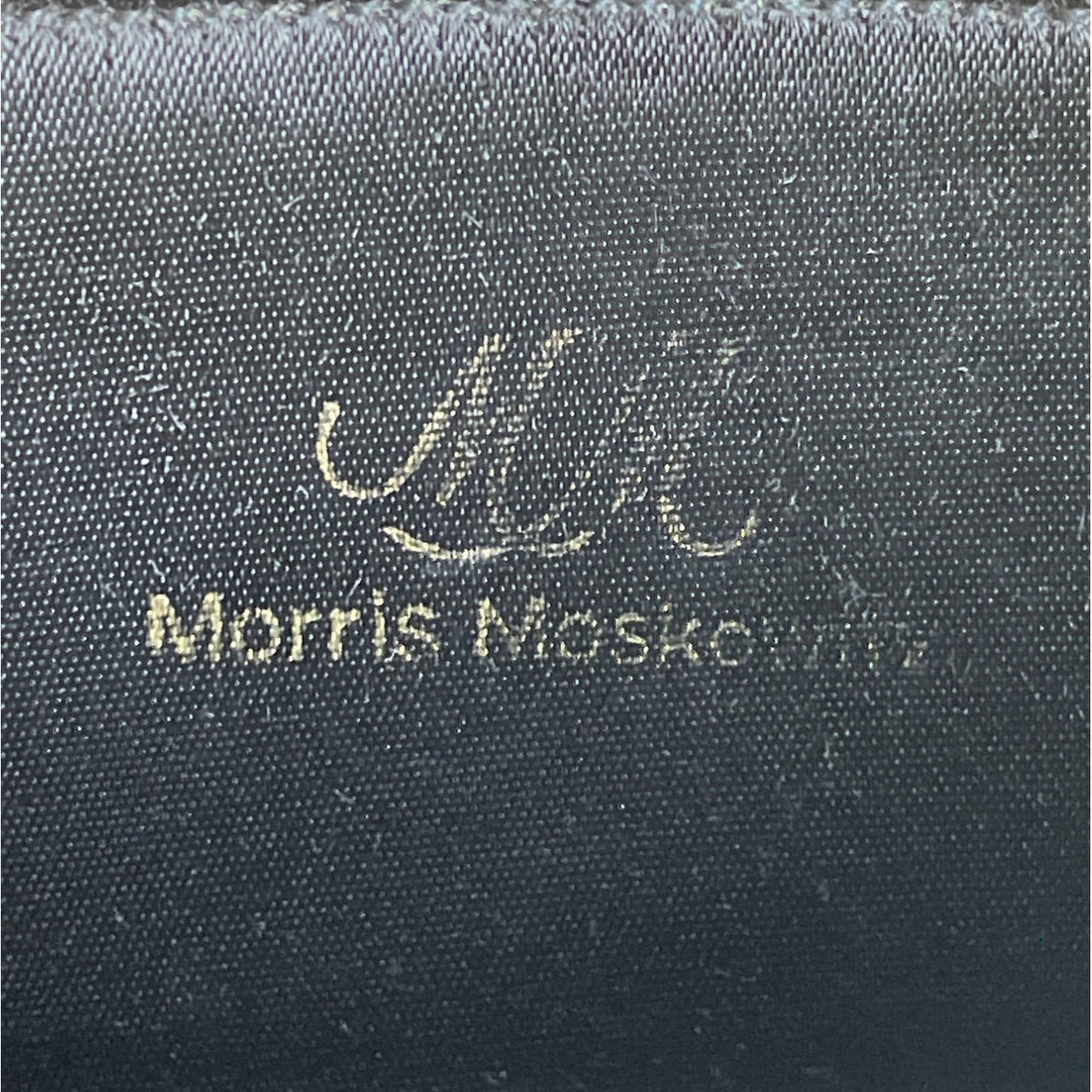 Vintage Morris Moskowitz Women's Black Crossbody Clutch Sz S