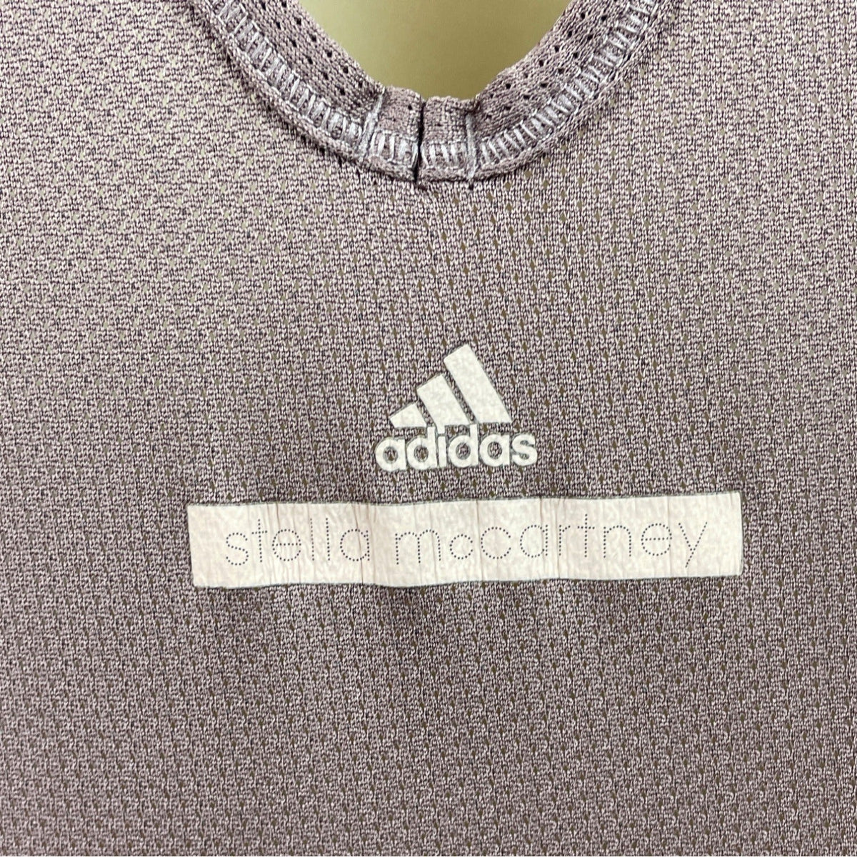 Adidas Brown Racerback Tiered Pleated Hem Brown Dress W/ Side Pocket Womens