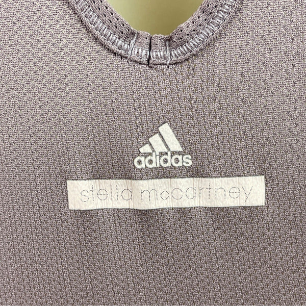 Adidas Brown Racerback Tiered Pleated Hem Brown Dress W/ Side Pocket Womens
