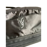 Polka Dot Black Travel Jewelry Case Roll-Up Nylon & PVC Organizer