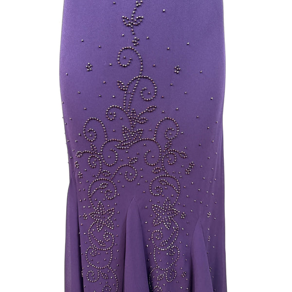 R&M Richard’s Women’s Purple Sleeveless Formal Dress With Matching Jacket Sz 8