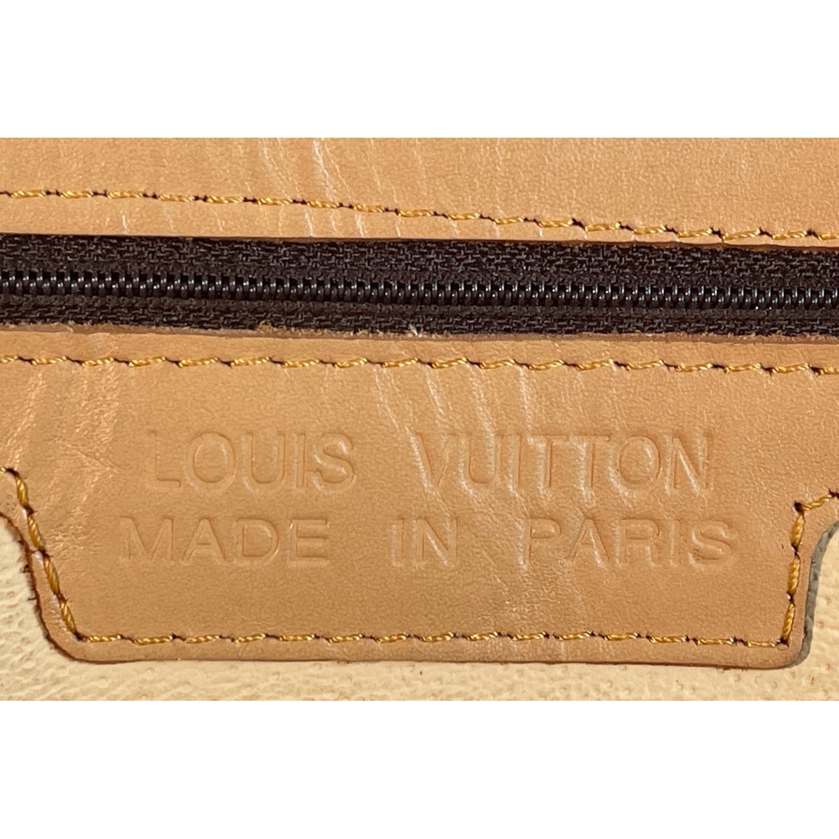Louis Vuitton Monogram Canvas Alma PM Tote Brown Leather Gold-Tone Hardware Sz M