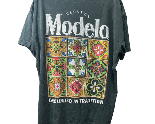 Abercrombie & Fitch Men’s Black Cotton Modelo Graphic T-Shirt XL Casual Soft Tee