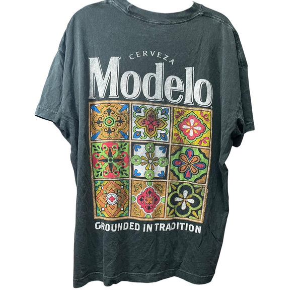 Abercrombie & Fitch Men’s Black Cotton Modelo Graphic T-Shirt XL Casual Soft Tee