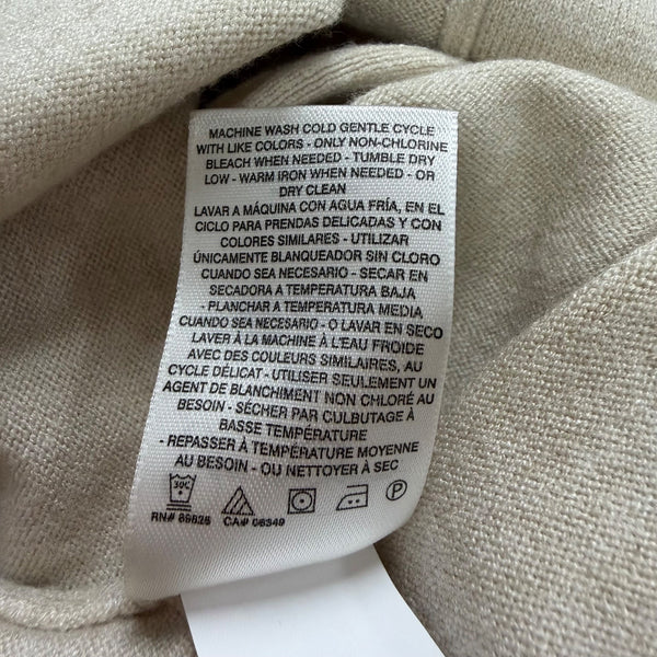 Jessica Simpson Womens Beige Knit Longline Cardigan With Buttons & Pockets Sz M