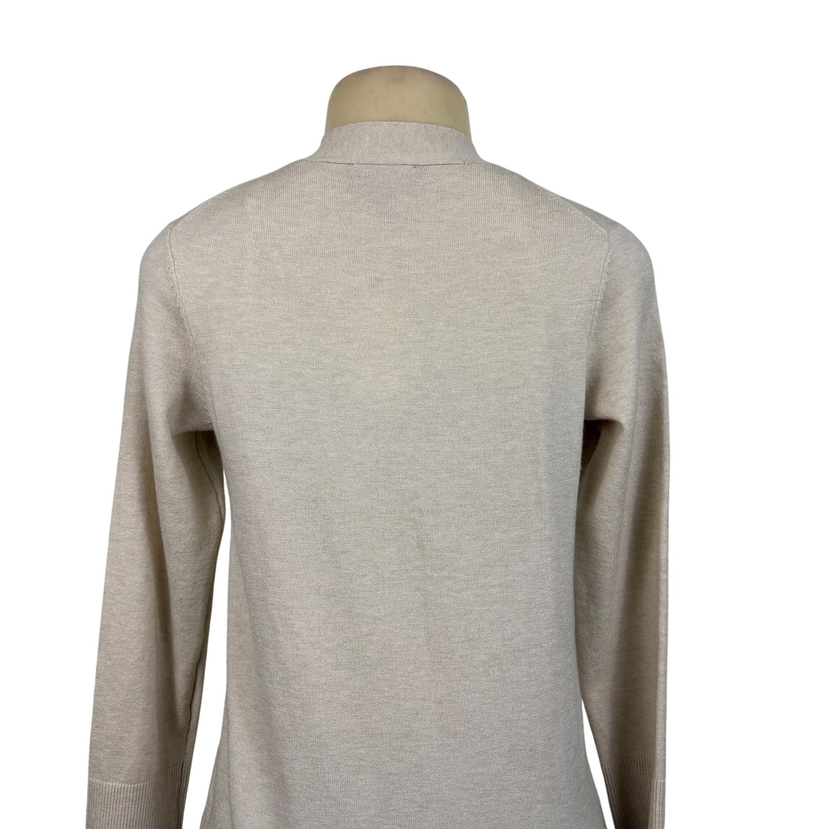 Jessica Simpson Womens Beige Knit Longline Cardigan With Buttons & Pockets Sz M