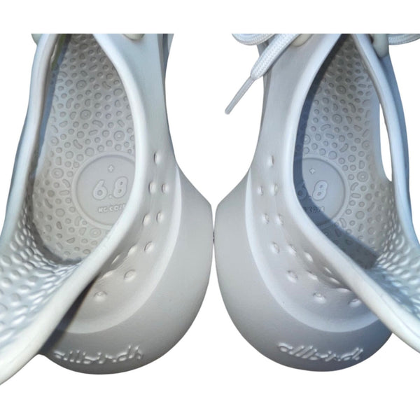 Allbirds Unisex White Foam Sugarcane Tread Lighter Athletic Sneakers Size W8/M6