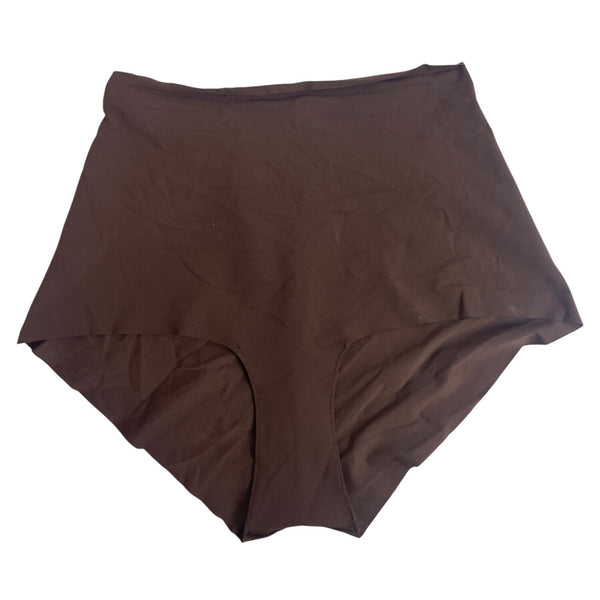 Tezenis Womens High-Waist Briefs Cocoa Brown Underwear Size M- NEW