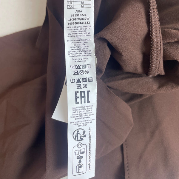 Tezenis Womens High-Waist Briefs Cocoa Brown Underwear Size M- NEW
