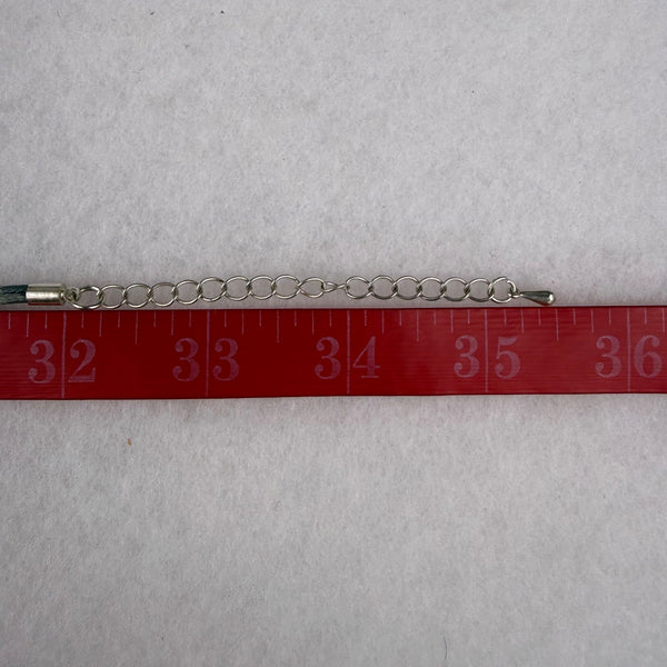 Silver Tone Long Chain Necklace Fish Pendant Adjustable Clasp Unique Design